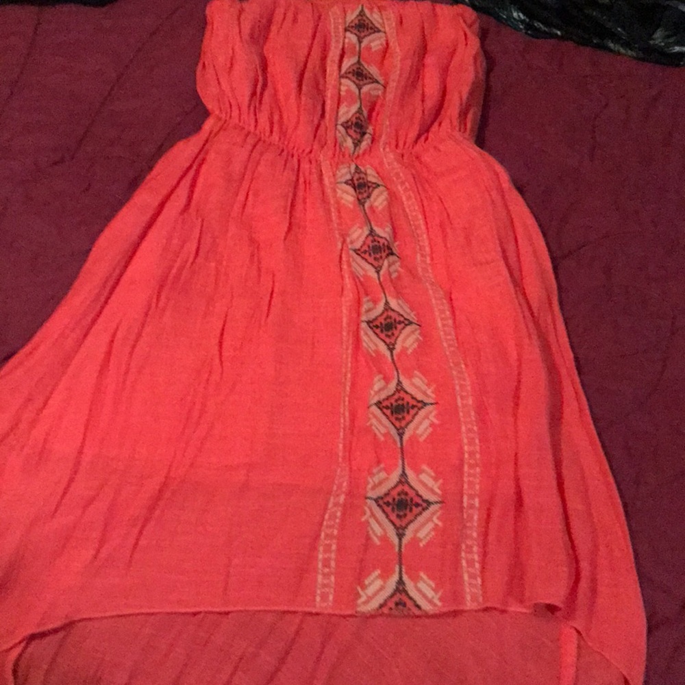 Strapless dress